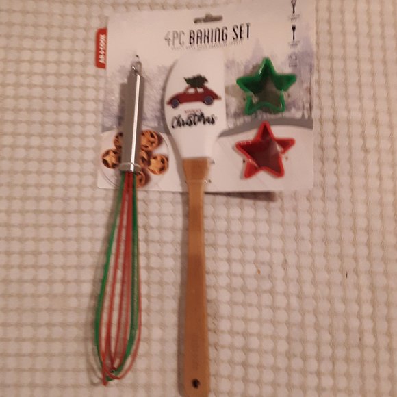Art & Cook Xmas 4 PC BAKING SET - Picture 1 of 5